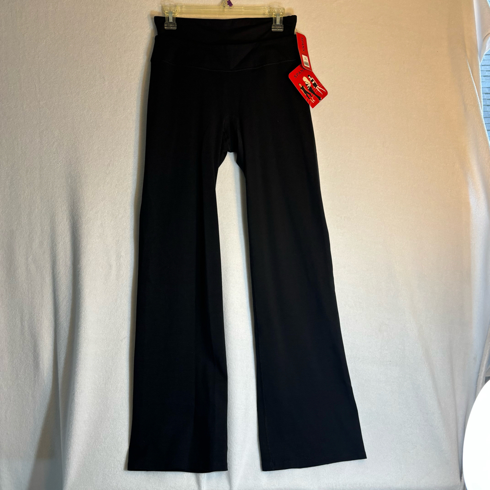 NWT Spanx Black Flared Leggings